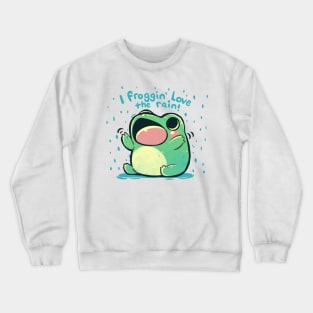 Froggin Love the Rain Crewneck Sweatshirt